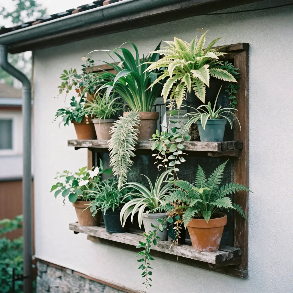 Modular vertical garden system components