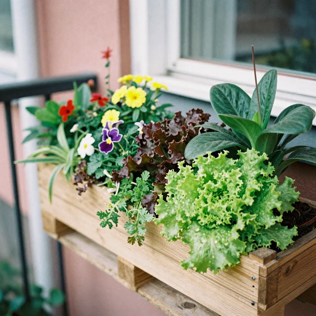 May seedlings in vertical system