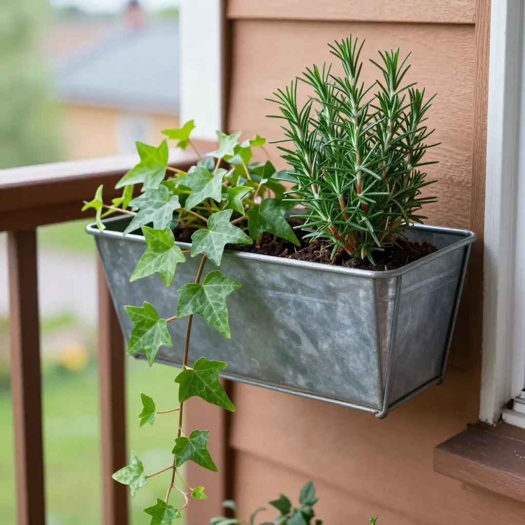 Late season vertical garden